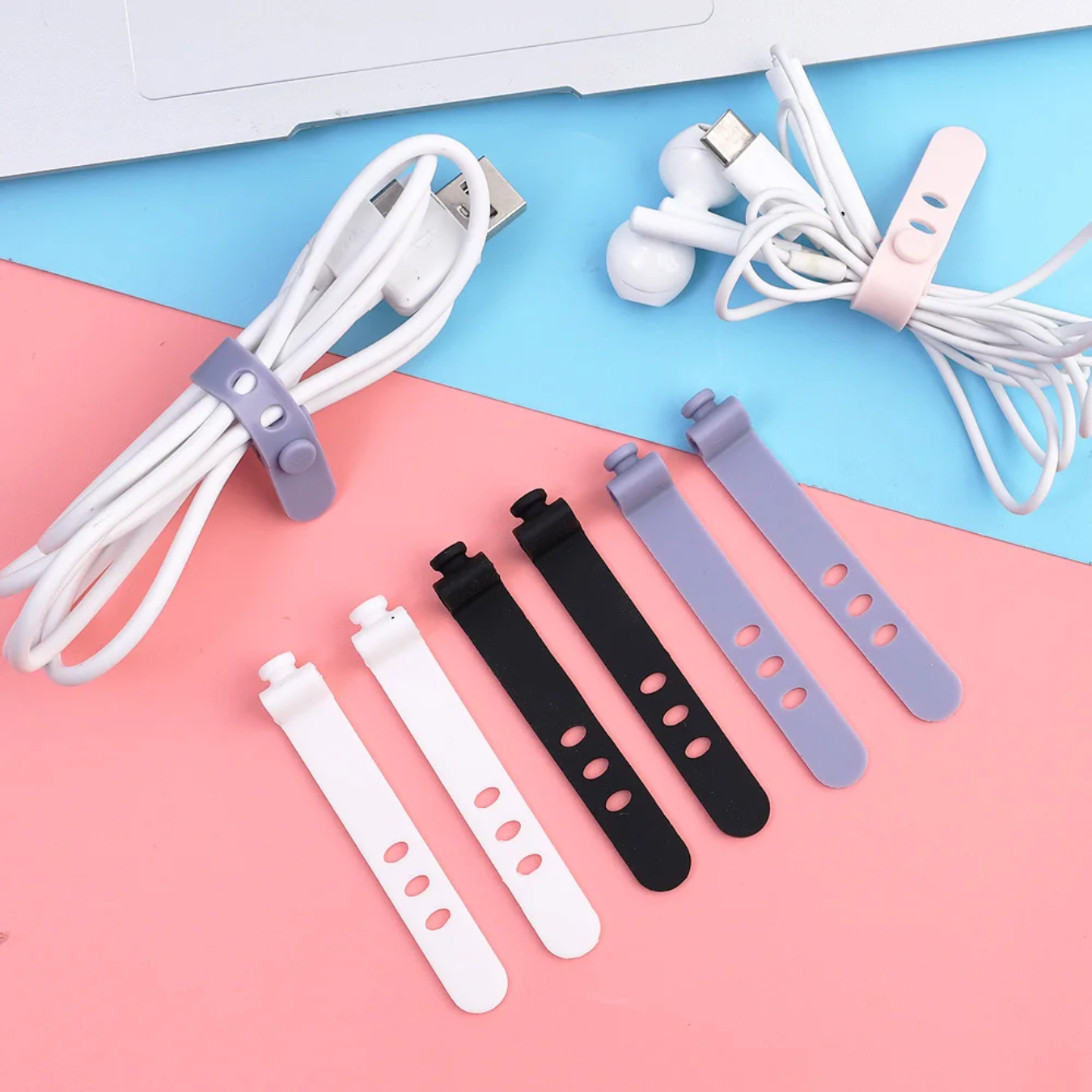 Elástico organizador de cables