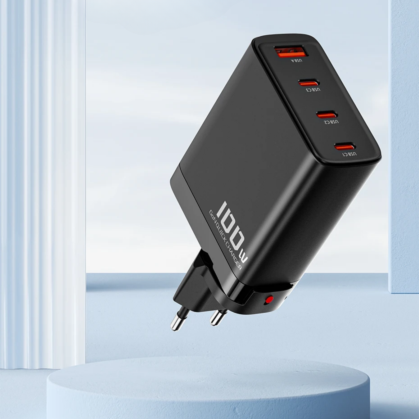 Cargador Toocki multi USB , carga rápida (100W)