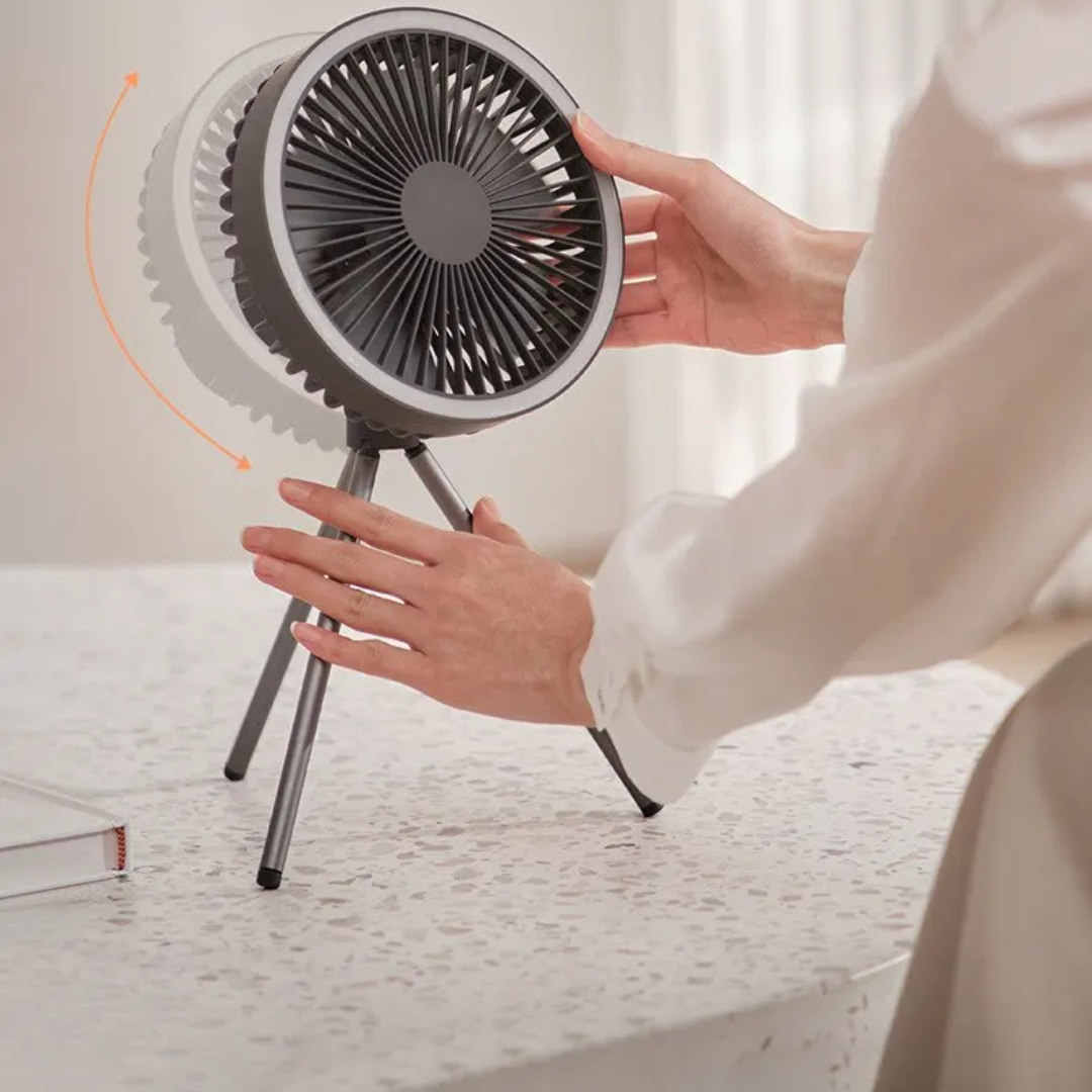 Ventilador escritorio recargable
