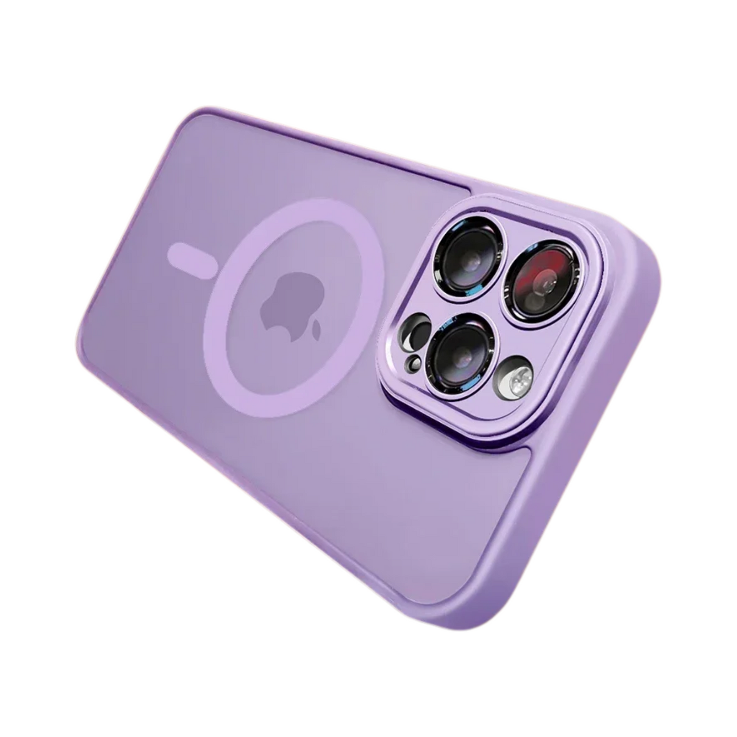 Carcasa iPhone compatible con Magsafe (Morada)