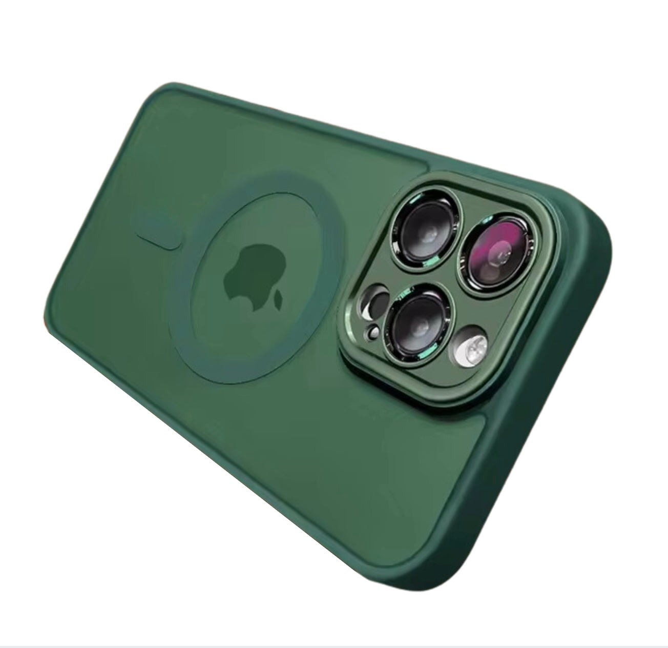 Carcasa iPhone compatible con Magsafe (Verde Oscuro)