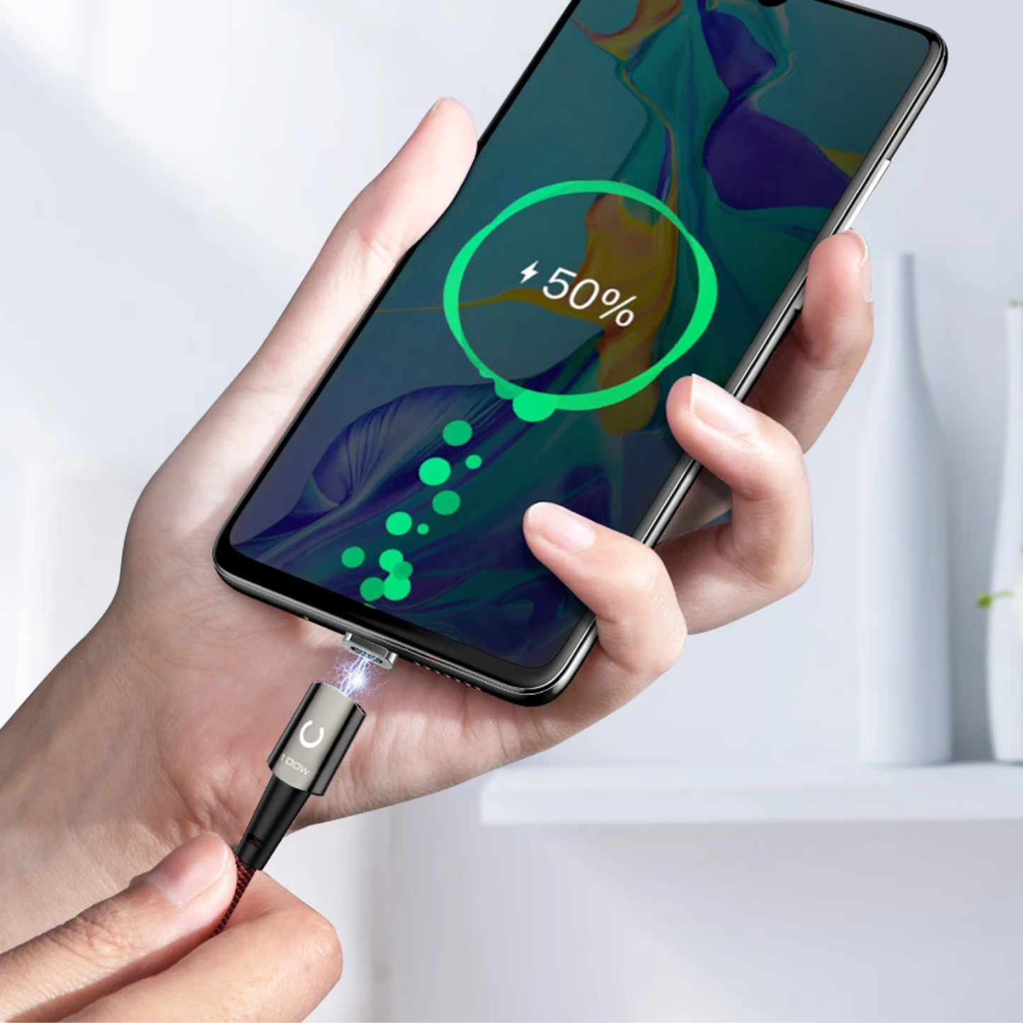 Cable Magnético USB C a USB C Kuulaa (2 Metros)