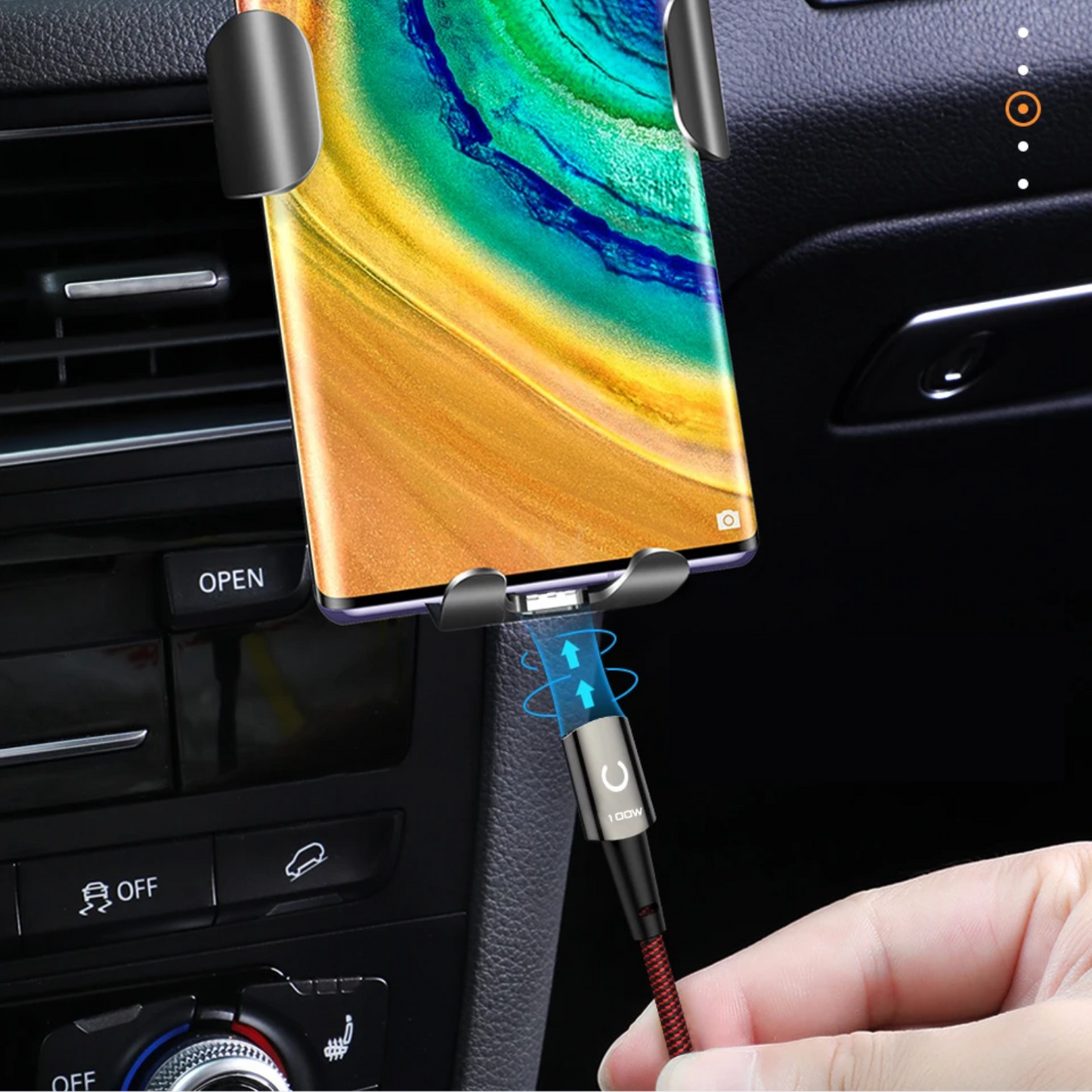 Cable Magnético USB C a USB C Kuulaa (2 Metros)