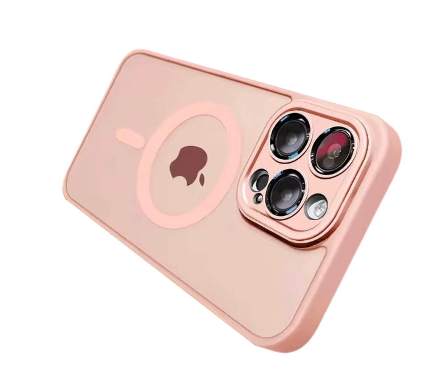 Carcasa iPhone compatible con Magsafe (Rosada)