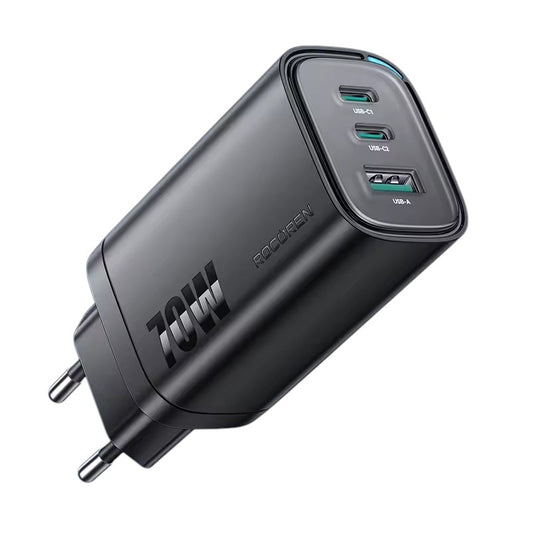 Cargador multi USB, carga rápida (70W)